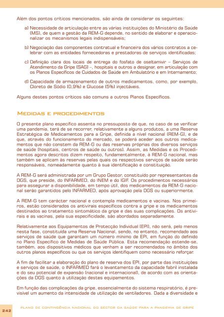 Plano de Contingência Nacional do Sector da Saúde para a ...