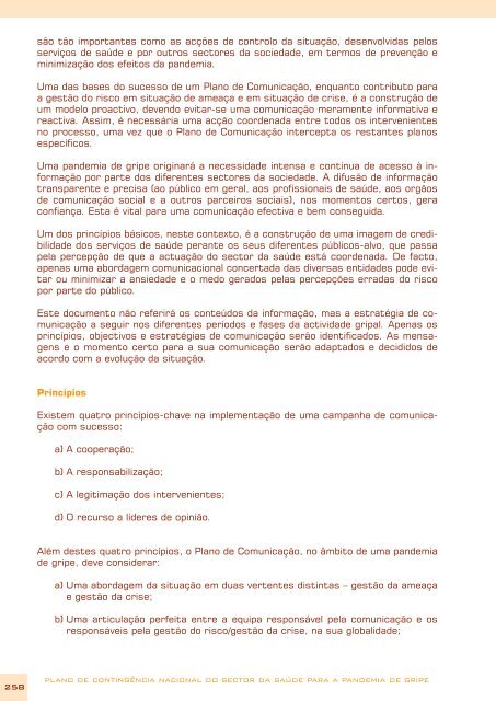 Plano de Contingência Nacional do Sector da Saúde para a ...