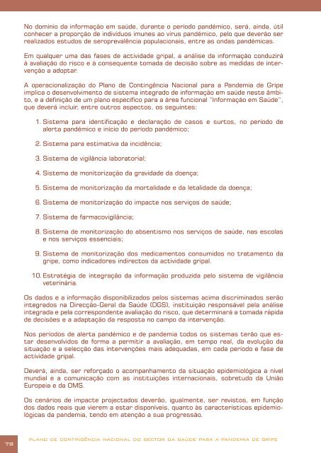 Plano de Contingência Nacional do Sector da Saúde para a ...