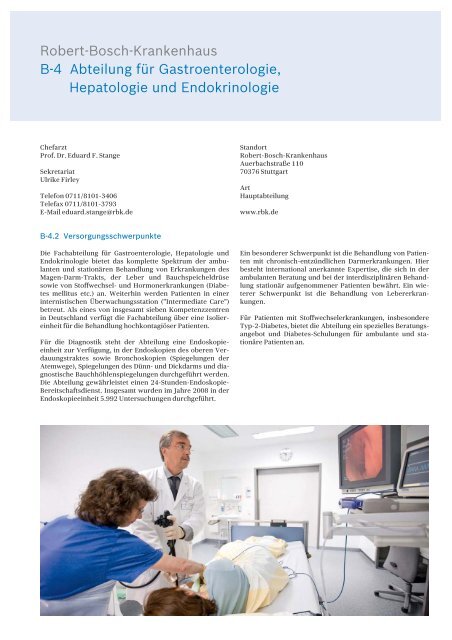 Qualitätsbericht 2008 - Robert-Bosch-Krankenhaus