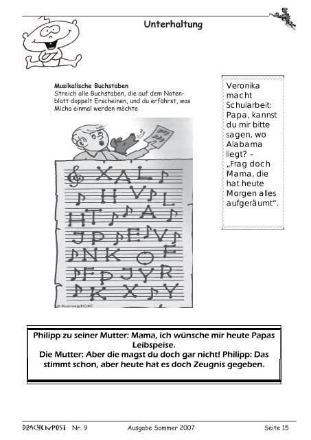 Schulzeitung der Volksschule Batschuns