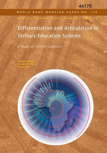 Differentiation and Articulation in Tertiary Education Systems