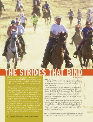 The Strides That Bind - Ride and Tie Association