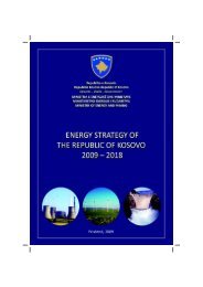 Kosovo Energy Strategy 2009-2018 - Ministria e Integrimit