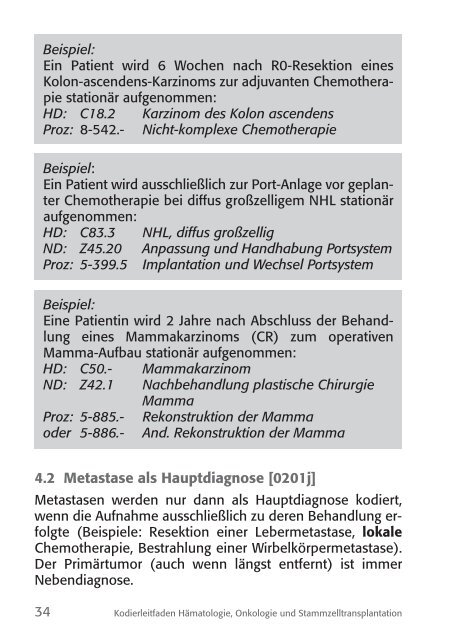 Kodierleitfaden - DGHO