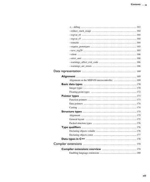 MSP430 IAR C/C++ Compiler reference guide - Rice University