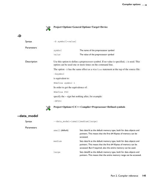 MSP430 IAR C/C++ Compiler reference guide - Rice University