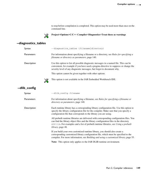 MSP430 IAR C/C++ Compiler reference guide - Rice University