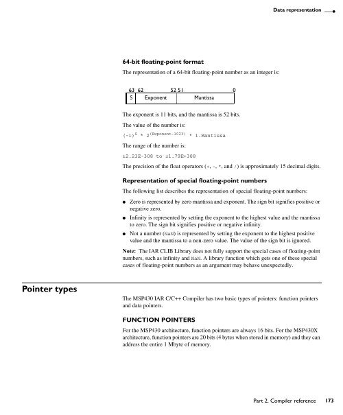 MSP430 IAR C/C++ Compiler reference guide - Rice University