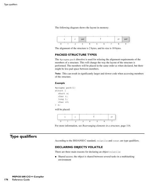 MSP430 IAR C/C++ Compiler reference guide - Rice University