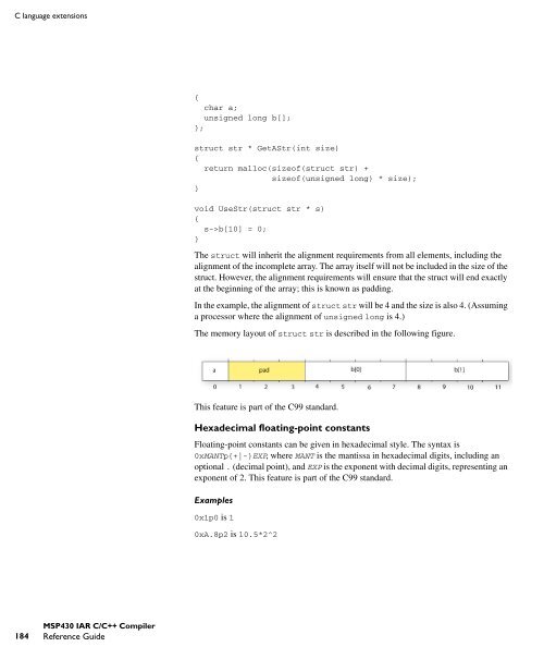 MSP430 IAR C/C++ Compiler reference guide - Rice University