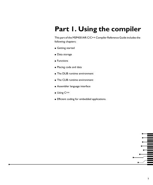 MSP430 IAR C/C++ Compiler reference guide - Rice University