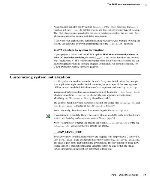 MSP430 IAR C/C++ Compiler reference guide - Rice University