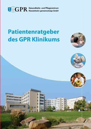 Patientenratgeber - GPR Gesundheits