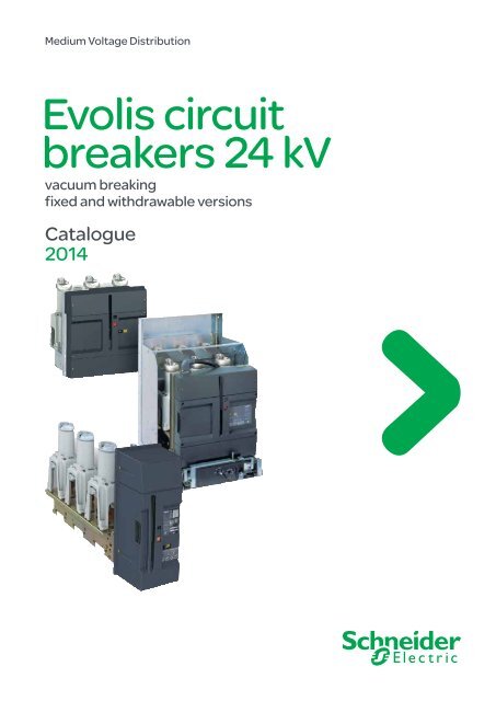 Evolis circuit breakers 24 kV - Schneider