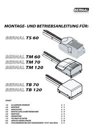 S 400 - BERNAL Torantriebe GmbH