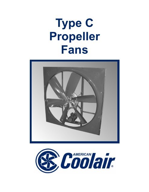 Type C Propeller Fans - American Coolair