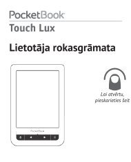 LietotÄja rokasgrÄmata - PocketBook