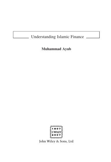 Understanding Islamic Finance - Doha Academy of Tertiary Studies