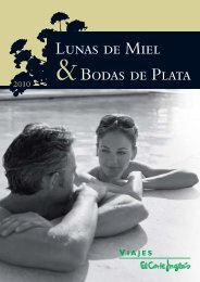 Lunas de Miel &Bodas de Plata - Viajes El Corte InglÃ©s