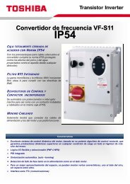Convertidor de frecuencia Toshiba VF-S11, IP55 - Interempresas