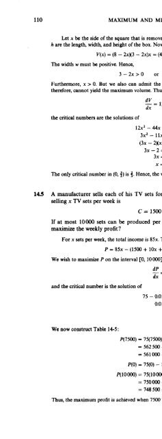 Schaum's Outline of Theory and Problems of Beginning Calculus