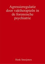 Agressieregulatie door vaktherapieën in de forensische ... - KenVaK