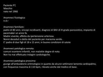 Caso Clinico Sindrome di Brugada I - Anmco