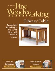 Free Download Arts and Crafts Library Table, An
