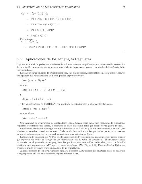 TeorÂ´Ä±a de AutÃ³matas y Lenguajes Formales