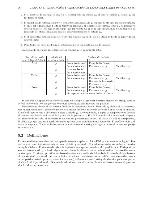 TeorÂ´Ä±a de AutÃ³matas y Lenguajes Formales