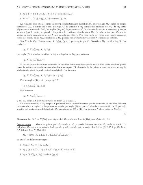 Teor´ıa de Autómatas y Lenguajes Formales