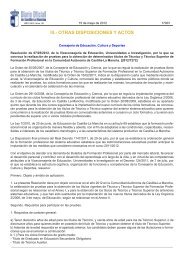 III.- OTRAS DISPOSICIONES Y ACTOS - Portales Web de Centros ...
