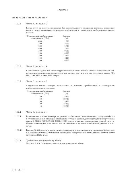 ÐÐ°ÑÑÐ°Ð²Ð»ÐµÐ½Ð¸Ðµ Ð¿Ð¾ ÐºÐ¾Ð´Ð°Ð¼ - E-Library - WMO