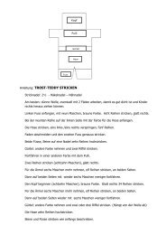 Anleitung: TROST-TEDDY STRICKEN - OZ Verlag