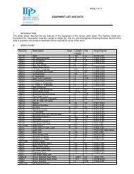 EQUIPMENT LIST AND DATA 2 UREA PLANT Item No ... - ippe.com