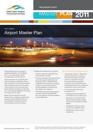 2011 Gold Coast Airport preliminary draft Master Plan Fact Sheet