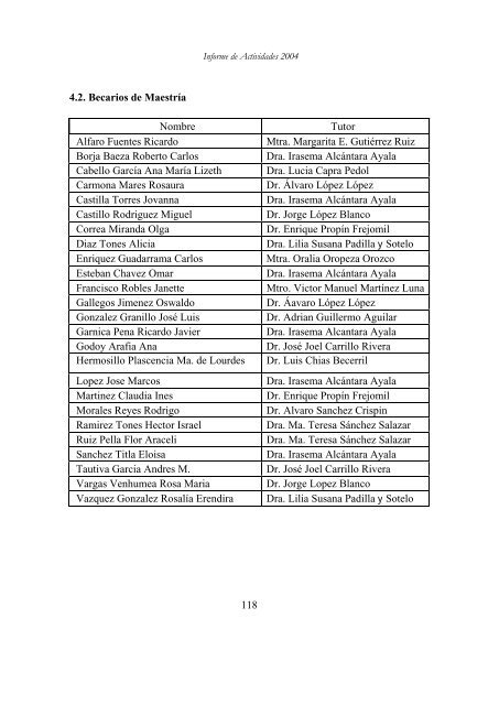 1er Informe - Instituto de GeografÃ­a - Universidad Nacional ...