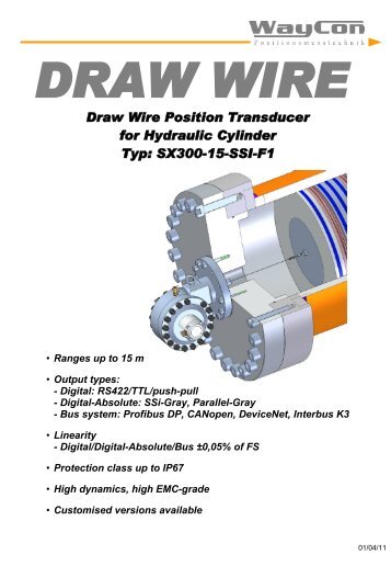 SX300-15-SSI-F1 DRAW WIRE - WayCon Positionsmesstechnik ...