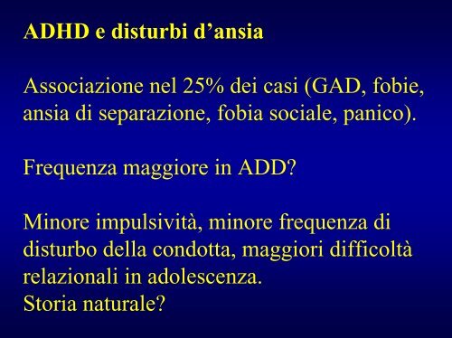 ADHD e diagnosi differenziale - Masi - Aidai
