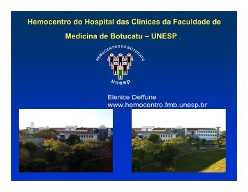 Hemocentro do Hospital das Clínicas da Faculdade de Medicina de ...