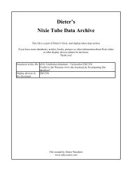 AEG-Telefunken datasheet - Varisymbol ZM1350 - Tube-Tester