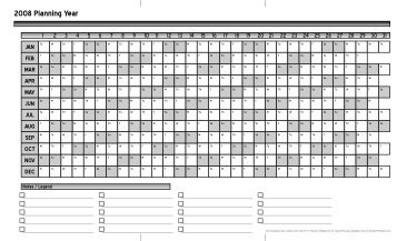 2008 Planning Year - D*I*Y Planner