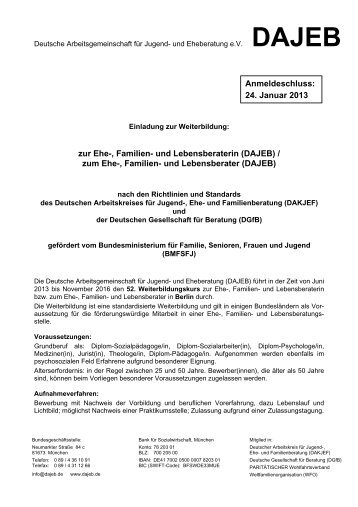 ausführliche Informationen - Deutsche Arbeitsgemeinschaft für Jugend