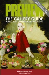 Preview, the Gallery Guide | JuneâAugust, 2007