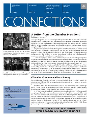 A Letter from the Chamber President - West Shore Chamber of ...