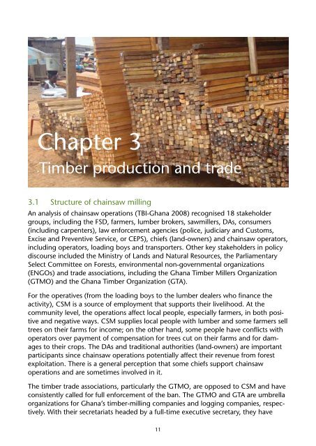 CHAINSAW MILLING IN GHANA: CONTExT, DRIVERS ... - Fornis.net