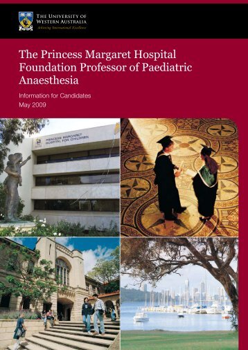The Princess Margaret Hospital Foundation Professor of Paediatric ...