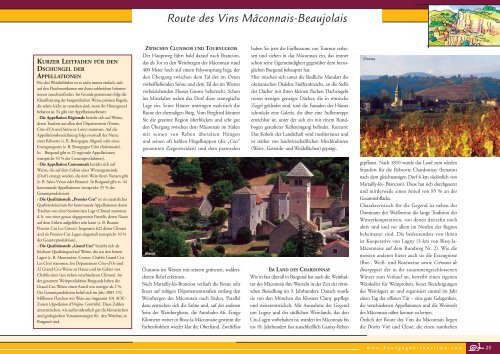 Route touristique des Grands Vins de Bourgogne - Tourismus in ...