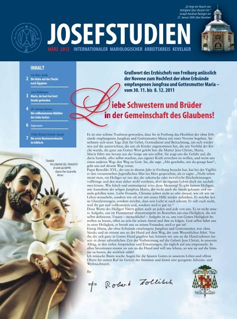 Dr. German Rovira Internationaler Mariologischer Arbeitskreis